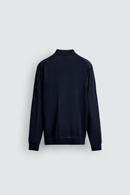 KNIT COTTON-SILK POLO SHIRT - Zara фото 8