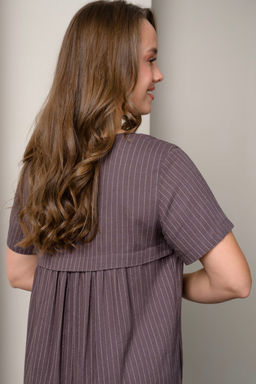 100% ЛЁН Базовое платье прямого силуэта