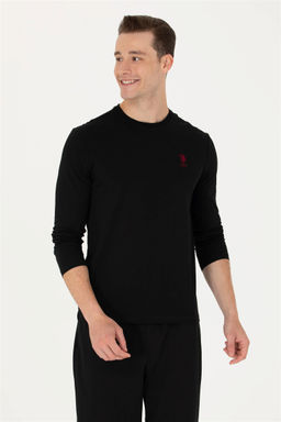 U. S. Polo Assn / Мужской черный базовый свитшот