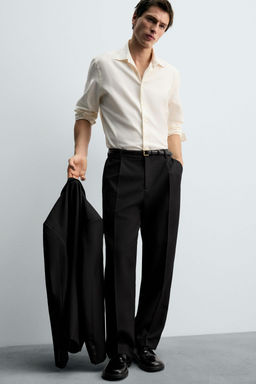 COTTON AND WOOL SHIRT - Zara фото 5