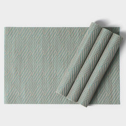 Набор салфеток сервировочных Доляна Энн, 4 шт, 3045 см, цвет серо-голубой  фото 2