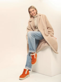 Ботинки EDART 307.florida be.мандарин замша/шерсть - Ed'art фото 2