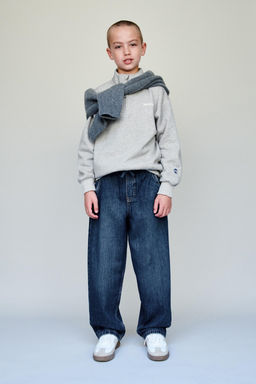 BAGGY JEANS WITH LABEL - Zara фото 7