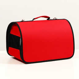 Сумка - переноска для животных, 2 входа, 40 х 25 х 28 см, красная - Пижон фото 2