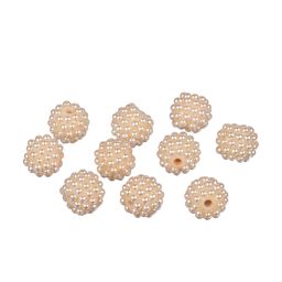 Бусина Zlatka пластик BWS-14 14 мм 10 шт СК/Распродажа №06 св.розовый