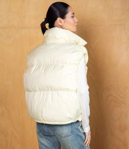 Жилет #КТ6997, светло-жёлтый - Dommod фото 3