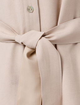 VILATTE / Платье-рубашка из плотного лиоцелла фото 3