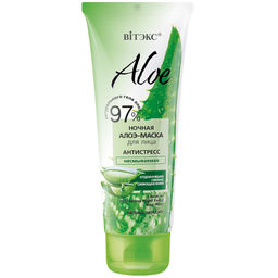 ALOE 97% Ночная алоэ-маска для лица Антистресс, несмываемая, 75 мл
