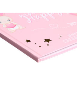 Дневник школьный для 1-4 классов, «Зайки. Паттерн», твёрдая обложка 7БЦ, матовая ламинация, тиснение фольгой, 48 листов