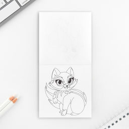 Цена за 2 шт. Подарочный набор блокнот-раскраска и восковые мелки «Самая милая»