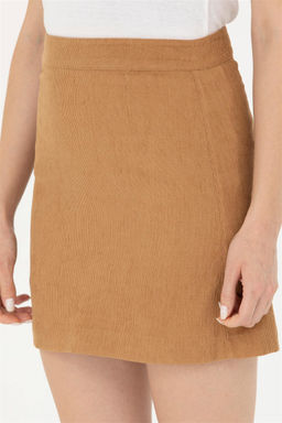 U. S. Polo Assn Женская тканая юбка светло-коричневого цвета - U.s. polo assn фото 12
