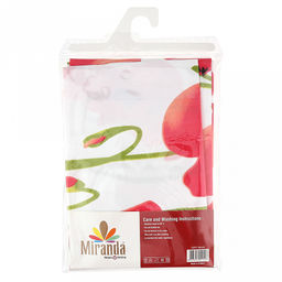 "Miranda" Штора для ванной тканевая 180х200см "Мак", без колец, 100% п/э (Турция)