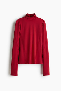 Top con cuello perkins