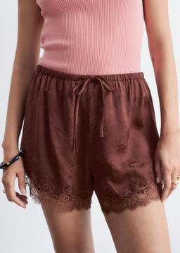 Minipantalones cortos jacquard ribete de encaje - H&m фото 7