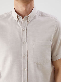 Regular Fit K?sa Kollu Arm?rl? Erkek G?mlek