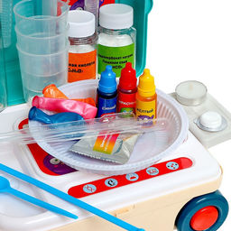 Набор для опытов Моя первая лаборатория. Новый год, стол 3 в 1, 60 опытов - Эврики фото 38