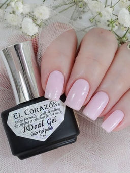 El Corazon Гель-лак IDeal Gel №GL-021нежный розовый, 7 мл UV/LED