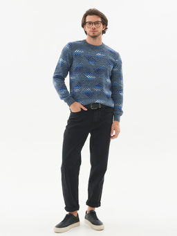 Джемпер 22197 джинс 3 - Стим фото 10