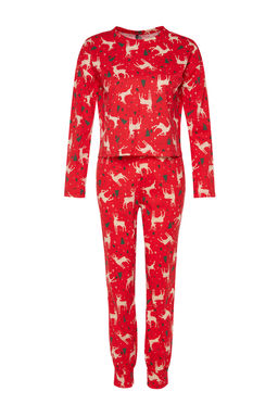 Trendyolmilla Lacivert %100 Pamuklu Y?lbas? Temal? Orme Pijama Tak?m? THMAW21PT0771  фото 6