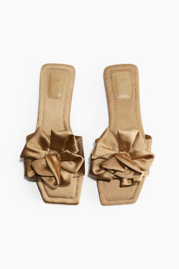 Sandalias con aplicaci?n de sat?n - H&m фото 3