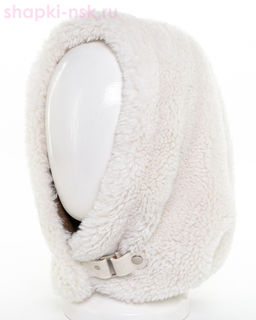 Амина экомех альпака Капюшон женский