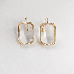 04-500798550-1 Серьги с французским замком