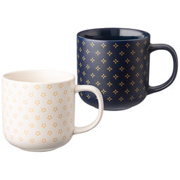 НАБОР ДВУХ КРУЖЕК В ПОДАРОЧНОЙ УПАКОВКЕ 390 МЛ