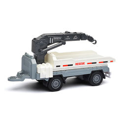 Машина "Вилочный погрузчик" с прицепом (свет, звук) в коробке