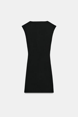 VESTIDO CUT OUT PUNTO STRETCH / Negro - Zara фото 6