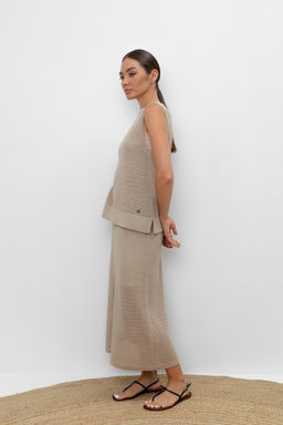 VERY NEAT _ ЕВ 733/бежевый юбка жен