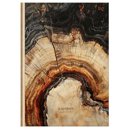 Бизнес-блокнот А5 64л. "Древо" ("BG", ББ5т64_лм_тф 09869) матовая ламинация, тиснение фольгой