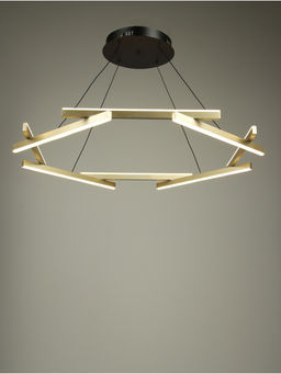 Люстра «Грассо» LED 60 Вт 3000К золото 80×80×6-206 см