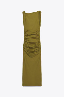 SHELL POLYAMIDE DRESS - Zara фото 8