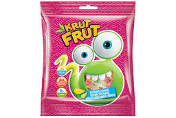 Цена за 5 шт.KrutFrut, мармелад жевательный в форме забавных змеек в посыпке с легкой кислинкой, 70 г