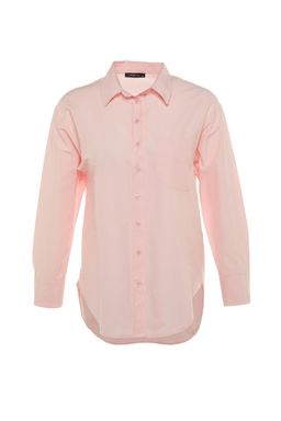 TRENDYOLMILLA Beyaz Tek Cepli Boyfriend/Genis Kal?p Pamuklu Dokuma Gomlek TWOAW20GO0115 фото 16