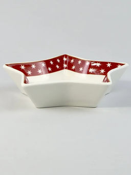 Блюдо 14см НОВОГОДНИЙ в под.уп. Фарфор арт.105-137 - Lenardi фото 5