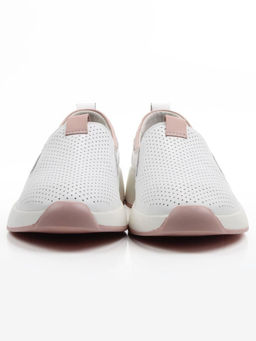 06-YG108-2 WHITE/PINK Туфли летние женские (натуральная кожа)