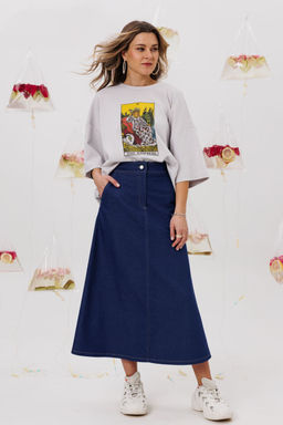 Юбка KOKOdea 5.17.1 синий фото 5