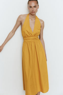 Vestido halter de algod?n - H&m фото 5