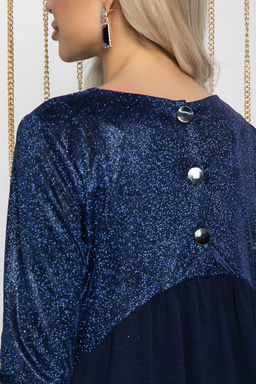 Платье Леди Элегант (синий блеск) П12207-10 - Lt collection фото 4