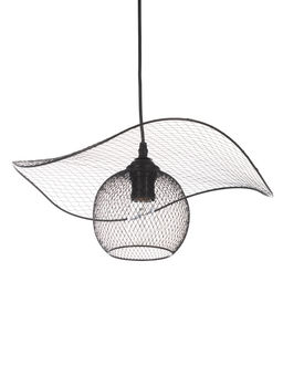 Светильник подвесной ЭкономСвет 10297/1MBK, 1×40 Вт, E27, 42×42×17-80 см, чёрный