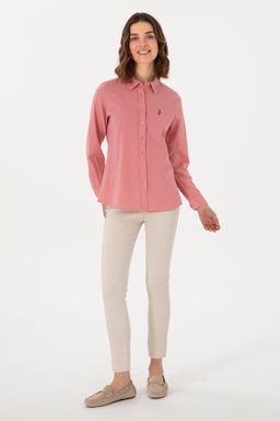 Kad_n Pembe Uzun Kollu Basic G_mlek Sepette S_rpriz _ndirim - U.s. polo assn фото 4