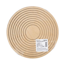 Заготовка для декорирования Mr. Carving БА-70 Кольца для макраме фанера d 25 см х 0.6 см 9 шт . БА-70