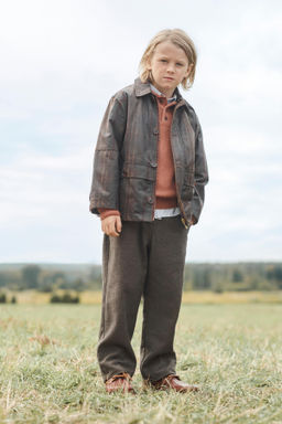 LIMITED EDITION CHECK WAXED COAT