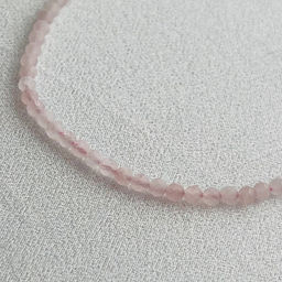Бусы из Розового кварца огранка 45 см +