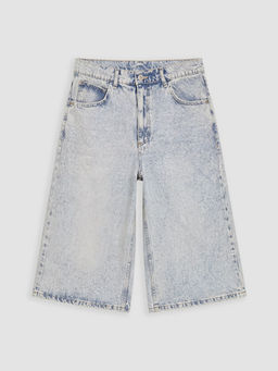 Bermuda Fit Kad?n Jean ?ortolon