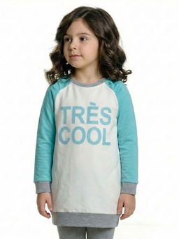 Толстовка для девочки UD 4155 бирюзовый - Mini maxi фото 4