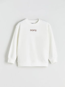 Bisiklet Yaka K?z ?ocuk Sweatshirt