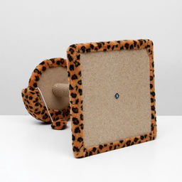 Когтеточка малая Арена с игрушкой, 40 х 40х 55 см, джут, леопард - Пижон фото 15