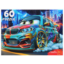 Пазлы 60 "Мощная машинка"